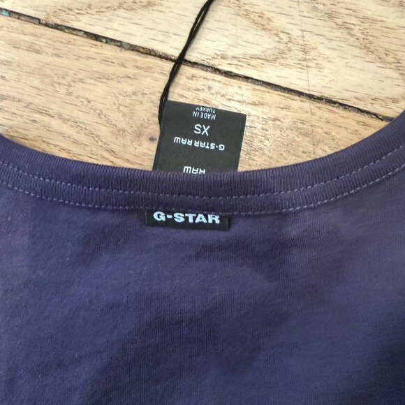 G.Star Essential Henley Slim Top NWT Size XS - Picture 8 of 9